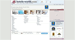 Desktop Screenshot of comfortinns.hotels-world.com