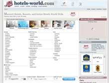 Tablet Screenshot of mariott.hotels-world.com